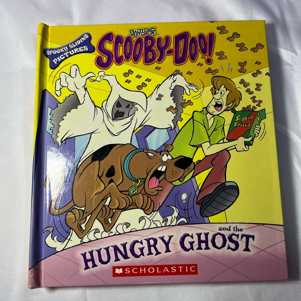 Rare 2005 Scooby-Doo Hungry Ghost HC Pull‎ Tab Book Cartoon Network